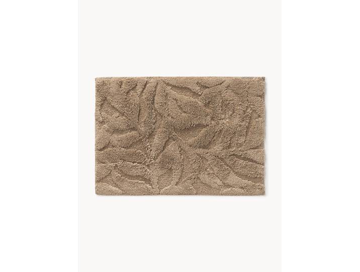 Tapis de bain avec motif haut-bas Leaf, antidérapant