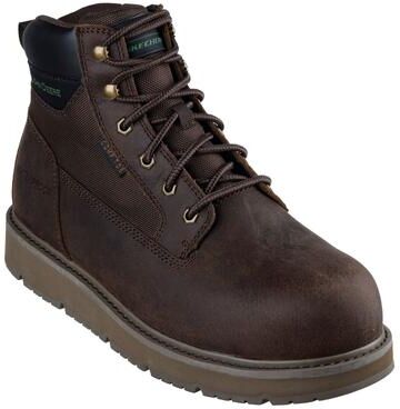 John Deere Built by Skechers Flex-Wedge Ranger-Hollow Rapids-256111 - Mens 10 Brown Boot Medium