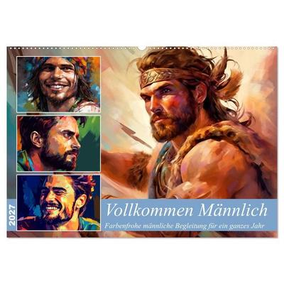 Vollkommen Männlich (Wandkalender 2027 DIN A2 quer), CALVENDO Monatskalender