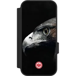 Nivocase Klapphülle für Google Pixel 10 Handyhülle aus Kunst Leder NIVOflip schwarz Europameisterschaft (Google Pixel 10), Smartphone Hülle, Schwarz