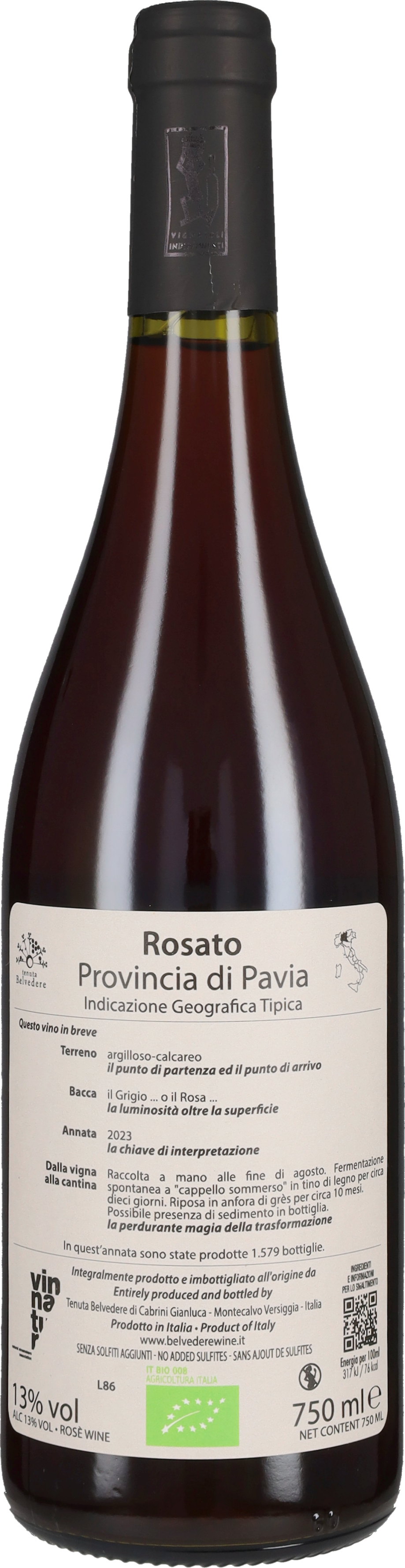 Pinot Grigio Rosato 'Pino-t' Tenuta Belvedere 2023