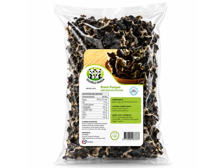 DOUBLE PANDA Champignon noir Nam Meo 1 kg