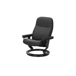 Stressless Relaxsessel aus Echtleder Garda M ¦ schwarz ¦ Maße (cm): B: 76 H: 100 T: 71.0