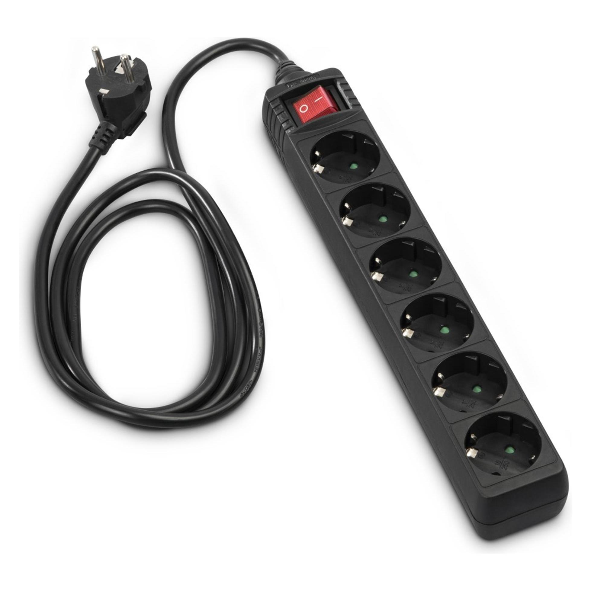 Hama Distribution Panel (6x, CEE 7/4, 1.40 m) (00047760)