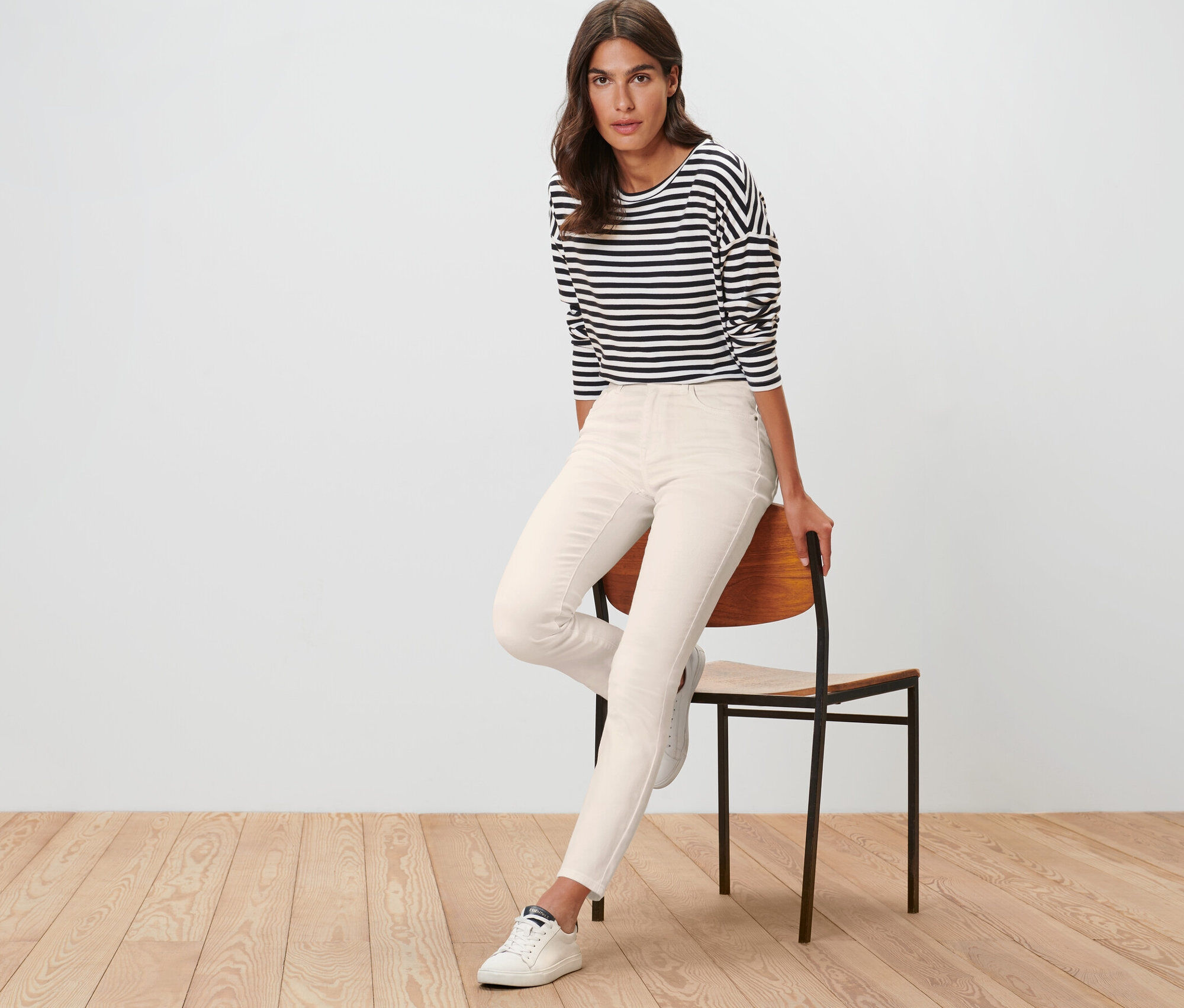 Tchibo - Colored Jeans ‒ Fit »Emma« - Damen - Gr. 36 - creme