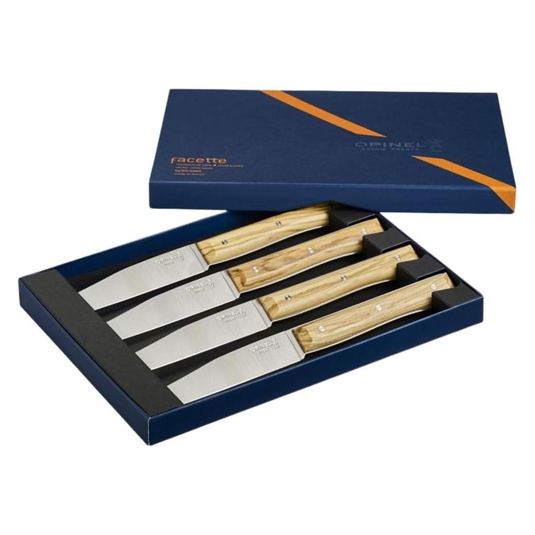 Opinel FACETTE Tafelmesser (4 Stk.) (002498)