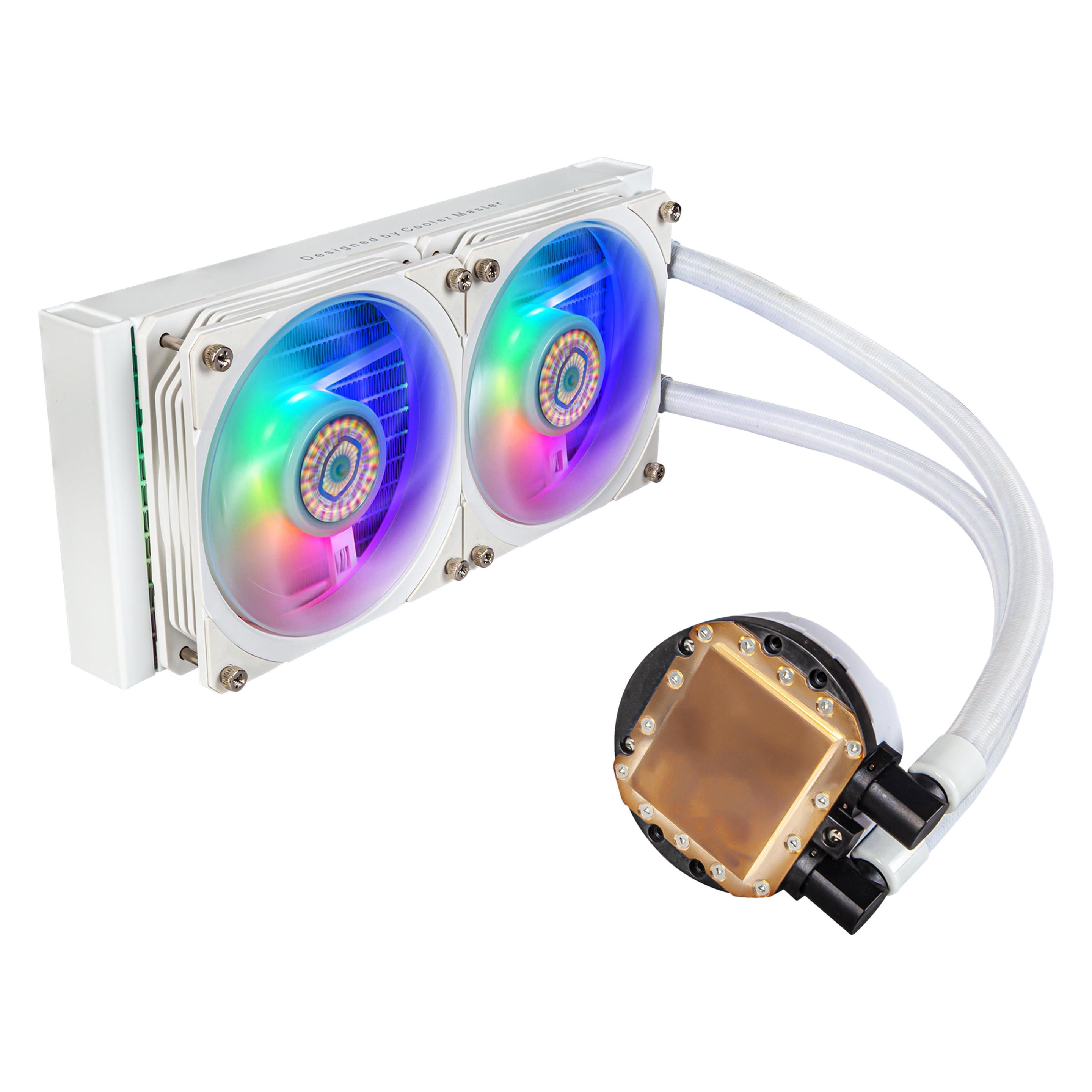 Cooler Master WAK CoolerMaster MasterLiquid PL240 FLUX White(1700/1200/20x (MLY-D24M-A23PZ-RW)
