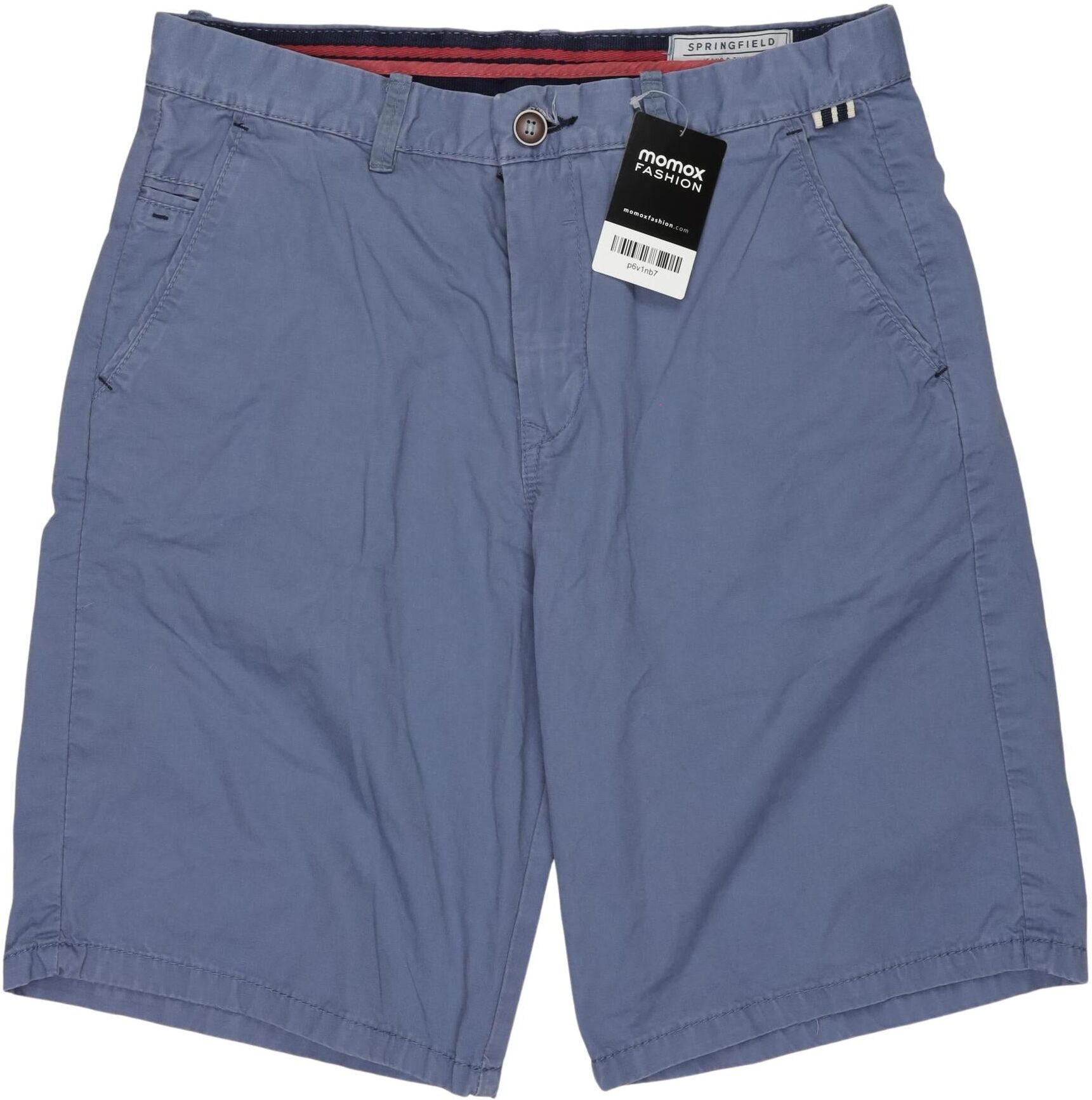 Springfield Herren Shorts, Blau, Gr. W30, Baumwolle - Second Hand