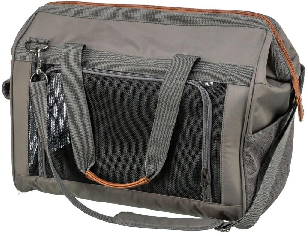 Tiertransporttasche TRIXIE "Finlay Grau", grau, B:43cm H:32cm, Tiertransportbehälter, Tiertransporttasche, Metallverstärkung gewährleistet Formstabilität auch beim Öffnen grau B/H/T: 43cm x 32cm