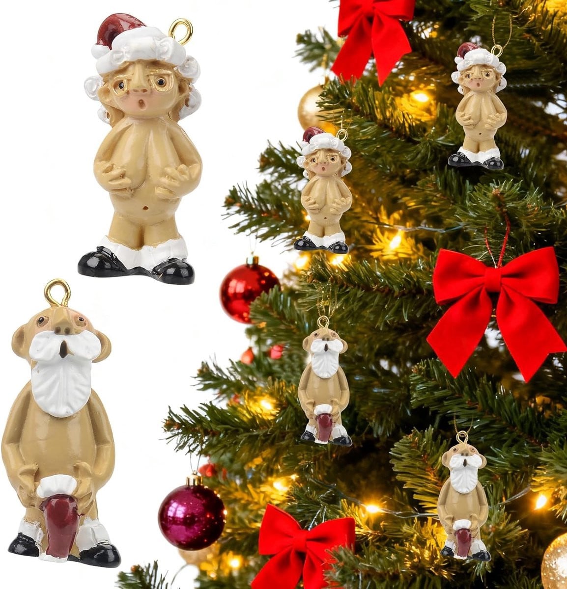 Kerstfiguur voor tabletop decoratie