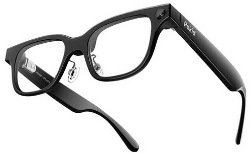 Rokid AI Smart Glasses 12MP Ultra-HD Cam Translation & Open-Ear Audio Sunglasses Augmented Reality Brille Schwarz 32GB Speicher