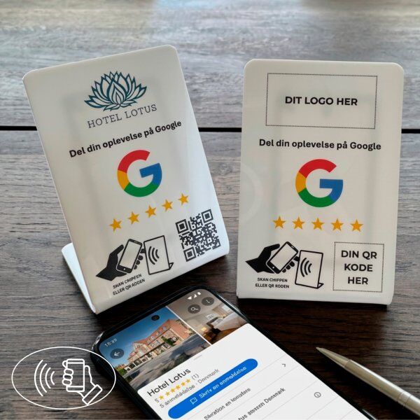 Securit Skiltepakke M/chip, 3 Stk, Eget Logo, Google