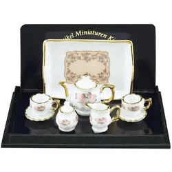 Reutter, Miniaturen, 001.349/6 - Teeset Baronesse "Classic Rose", Miniatur