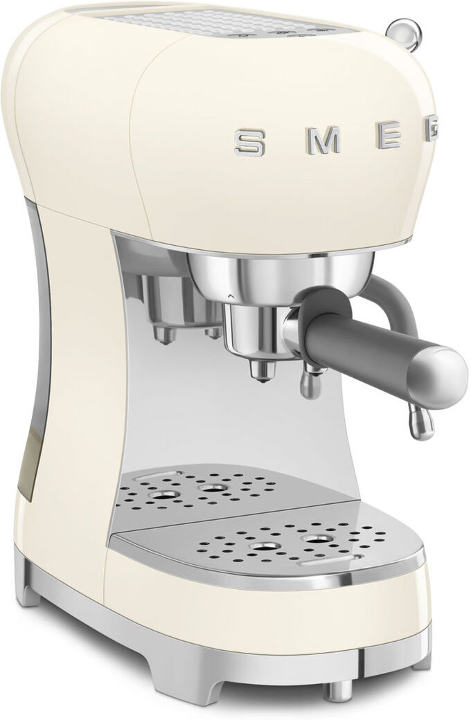 Smeg ECF02 Espresso Machine With Steam Wand Cream 1.1L
