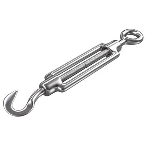 dörner + helmer 4915614 Spannschloss Haken-Öse M10 Edelstahl A2 10St.