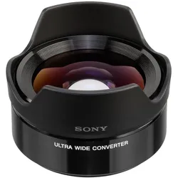 Sony VCL-ECU2, Fischaugenobjektiv Konverter (Weitwinkelkonverter), Objektivkonverter, Schwarz