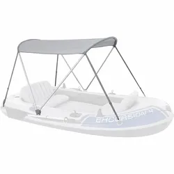 INTEX 68600 - Boots-Überdachung (160x142cm) Dach Schlauchboot Sonnenschutz