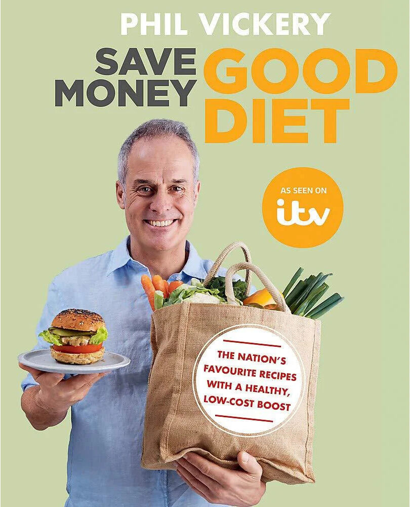 Kyle Books Save Money Good Diet by Phil Vickery - Paperback Cookbook - 70 Healthy Low-Cost Recipes - Budget Family Cooking