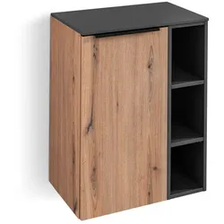 Hängeschrank-Kombi Manhattan Holzoptik Braun Eiche