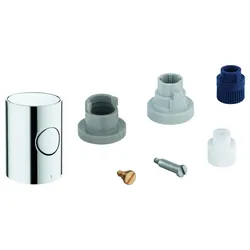 GROHE Metallgriff 47984 DN 15 Mengengriff mit EcoButton matt black, 479842430 479842430