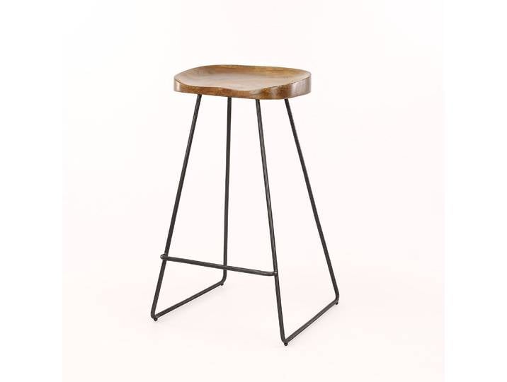 4er Set Clemento Wooden Seat Barstuhl