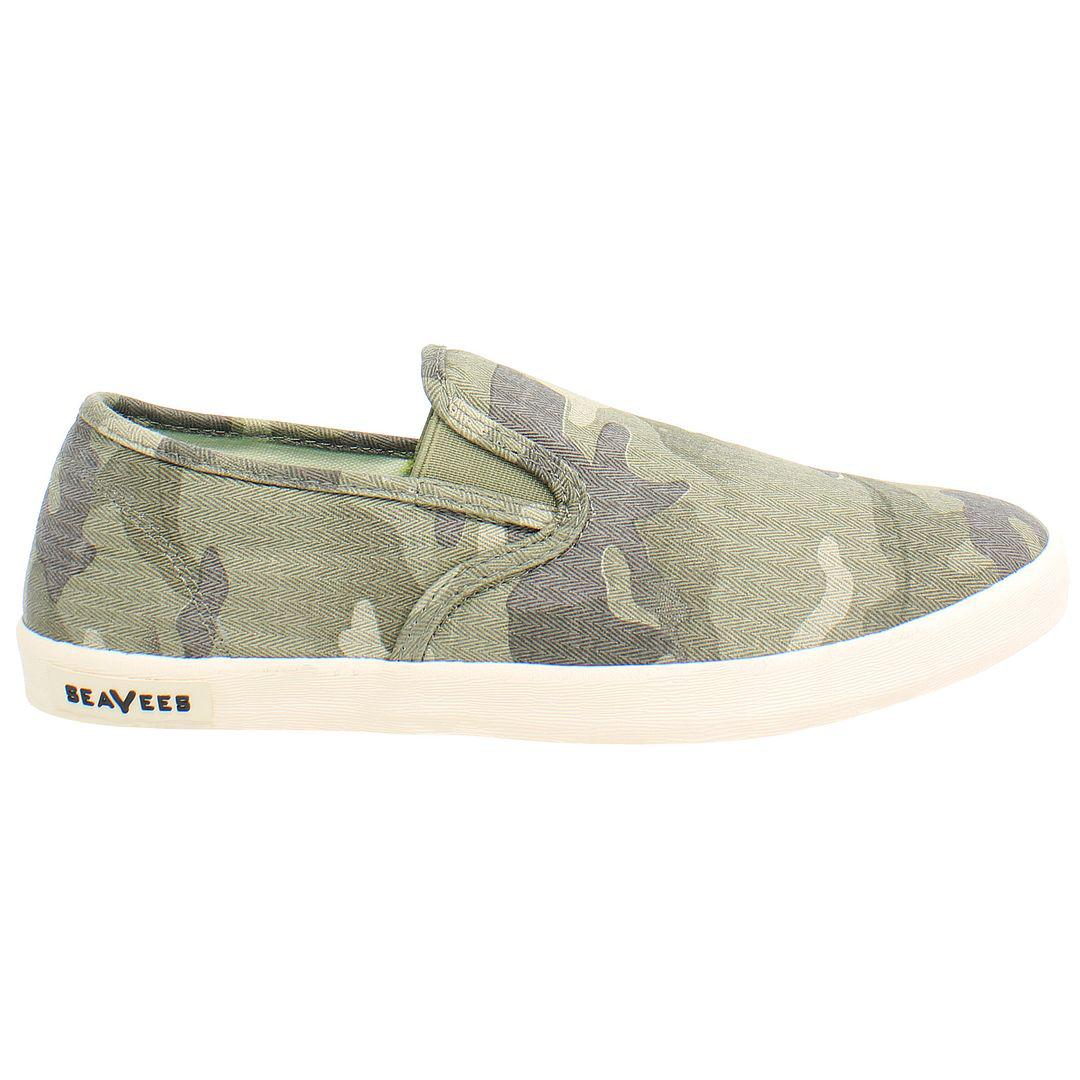 Seavees Baja Saltwash Dames Groene Plimsolls