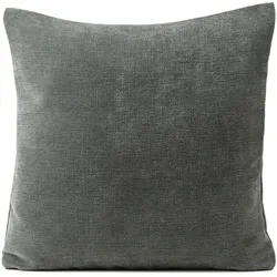 Kissen LENA anthrazit (BH 40x40 cm) - grau - BH 40x40 cm