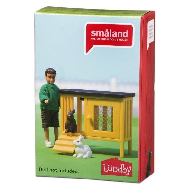 Micki Småland 2 Kaniner + Bur (60805600)