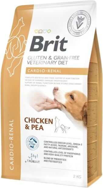 Brit Ração Veterinária Cardio Renal para Cães 6 kg