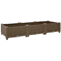 vidaXL Hochbeet 120x40x23 cm Polypropylen