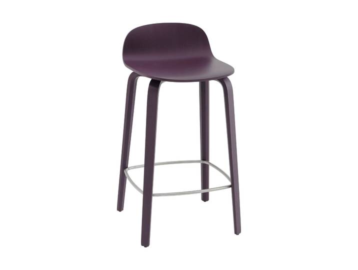 Muuto Tabouret de bar Visu 65 cm Dark plum