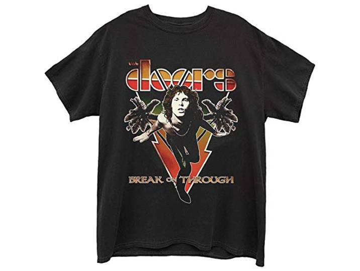 The Doors Unisex Tee: Break on Through - Medium - Black