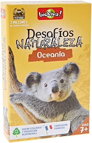 Bioviva Kaartspel Uitdagingen van de Natuur Oceanië Spaanse versie