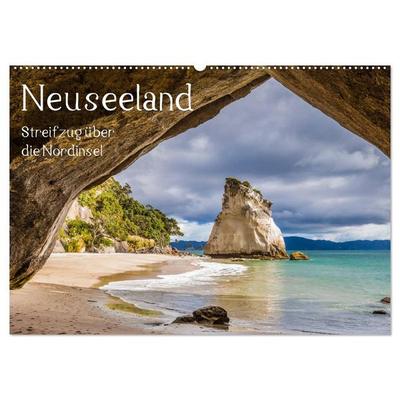 Neuseeland - Streifzug über die Nordinsel / CH-Version (Wandkalender 2026 DIN A2 quer), CALVENDO Monatskalender