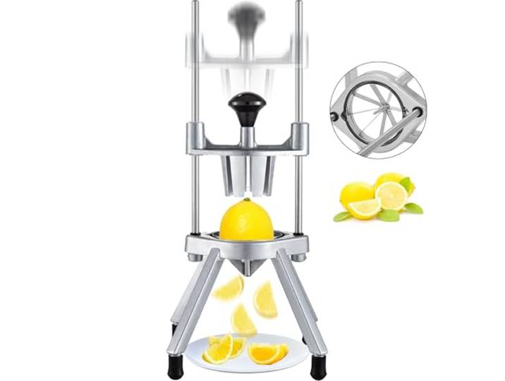 8-teiliger Zitronenspaltenschneider, Zerkleinerer, kommerzieller Limettenspalter, Obst- und Gemüseschneider, Küchengeräte for Zuhause Für Heimwerker