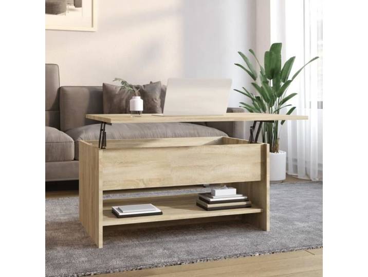 Table basse Chêne sonoma 80x50x40 cm Bois d'ingénierie 809659