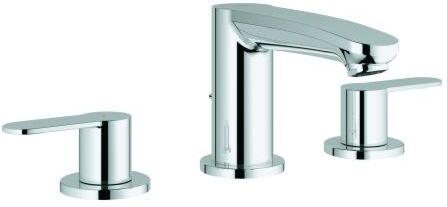 Grohe Eurostyle Cosmopolitan Waschtischarmatur 20208002 3-Loch, chrom, Ablaufgarnitur