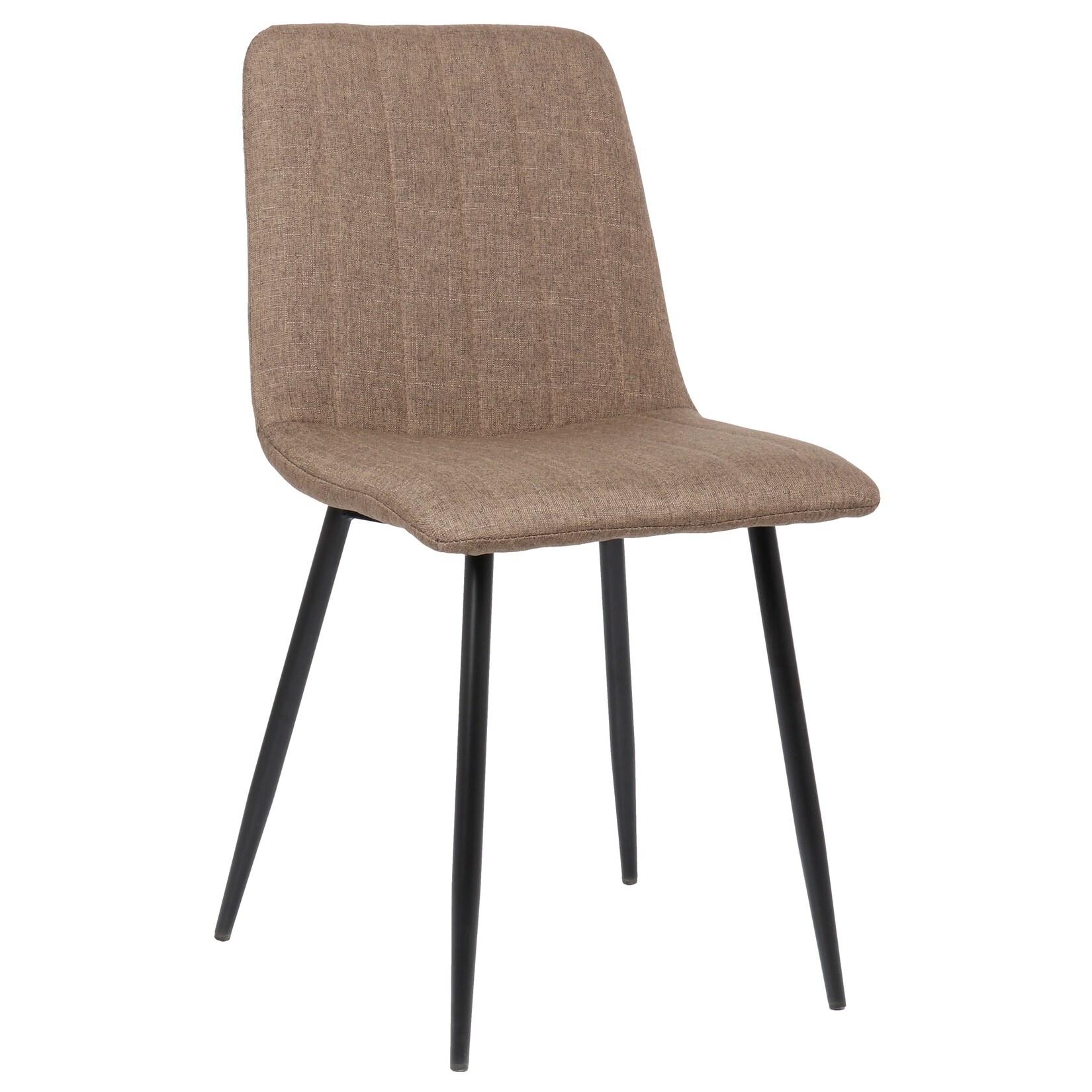 CLP Stuhl Dijon Stoff Farbe: braun, Material: Stoff
