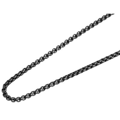 Gliederkette ADELIA´S "Halskette – Venezianerkette aus Edelstahl" Gr. 80, schwarz, Halsketten, Damen, 80, Edelstahl, Gliederkette, Schöne Geschenkidee zum Weihnachten