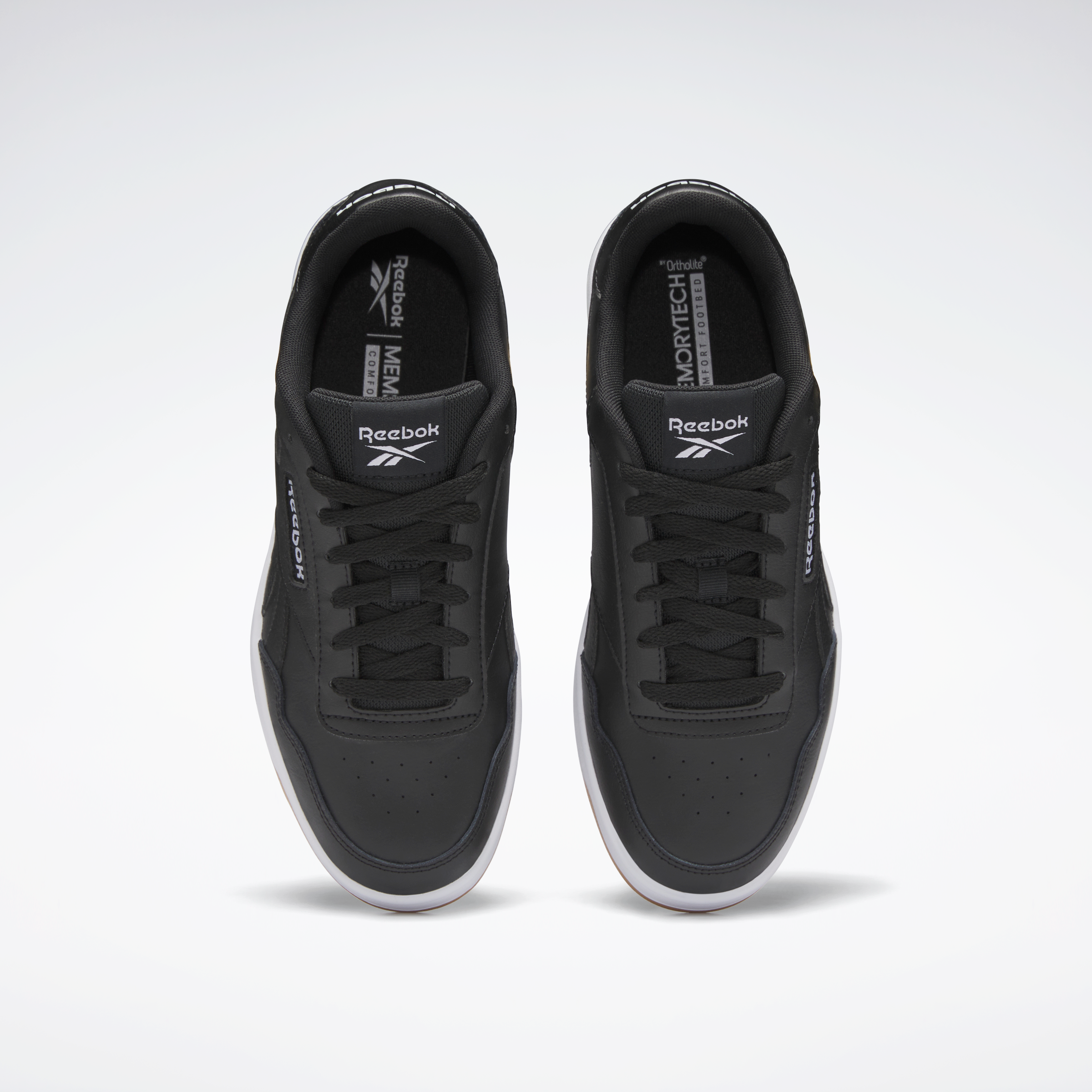 Sneaker REEBOK CLASSIC "REEBOK COURT ADVANCE", Damen, Gr. 36,5, schwarz, Synthetik, Schuhe Sneaker schwarz 36,5