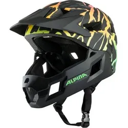 ALPINA Kinder Helm RUPI, Größe 50 in Schwarz Schwarz