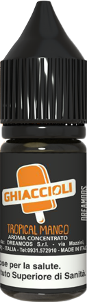 Dreamods Tropical Mango Ghiaccioli Aroma Concentrato 10ml Frutta Tropicale