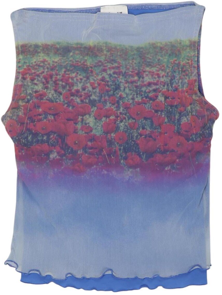 Lipsy Damen Top, Blau, Gr. S, Synthetik - Second Hand