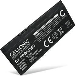 Cellonic Akku für Fujitsu Lifebook E558, U7510, E459, E5410(VFY E5410M17A1PT), E559 (3450 mAh), Notebook Akku, Grau