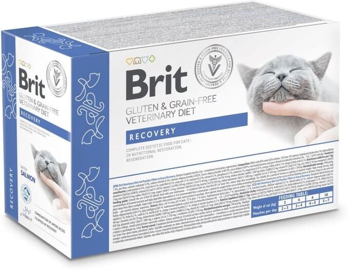 Brit Veterinary Cat Gravy Recovery 12 uds x 85g