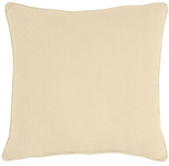 "Throw Pillow - Canvas Fawn - 20"" x 20"", Kiwi Sunbrella - Ballard Designs"