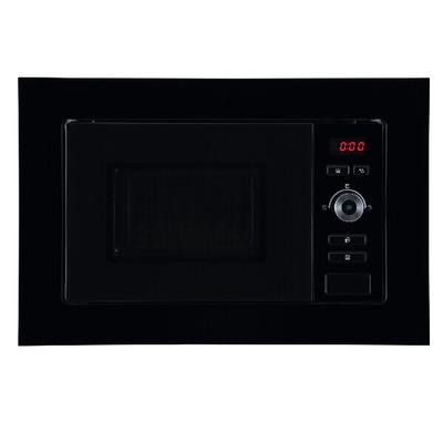 Respekta Einbaumikrowelle Jana MW800G, 20 Liter, 800 W, Grill, 8 Automatikprogramme, schwarze Glasfront