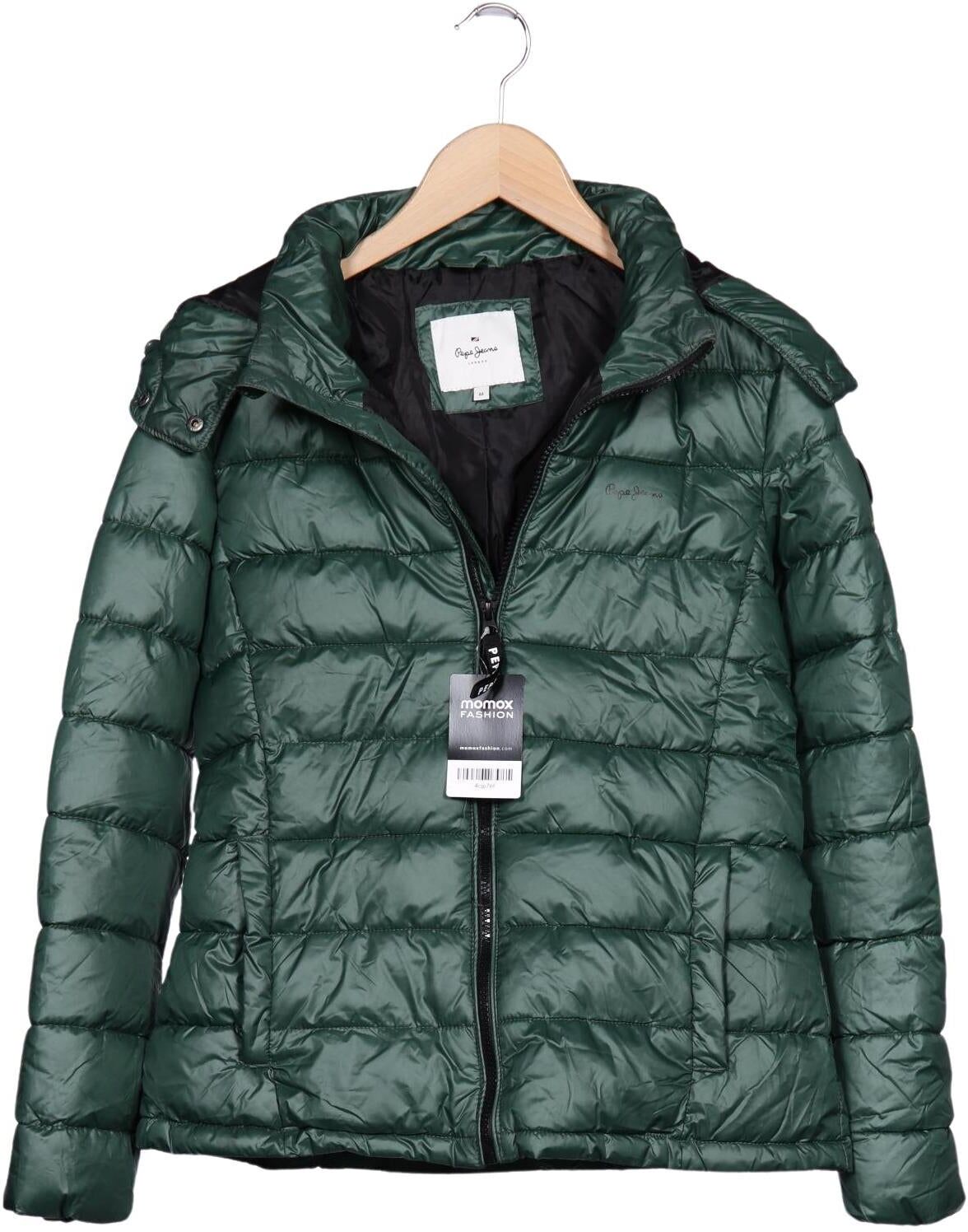 Pepe Jeans Damen Jacke, Grün, Gr. M, Synthetik - Second Hand
