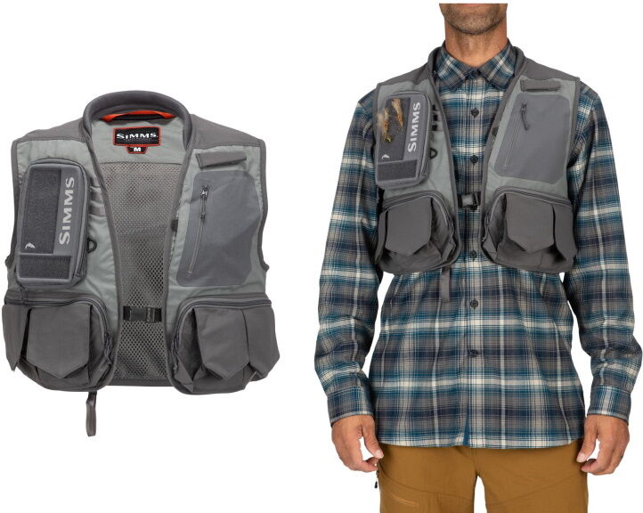 Simms Freestone Vest Pewter-S