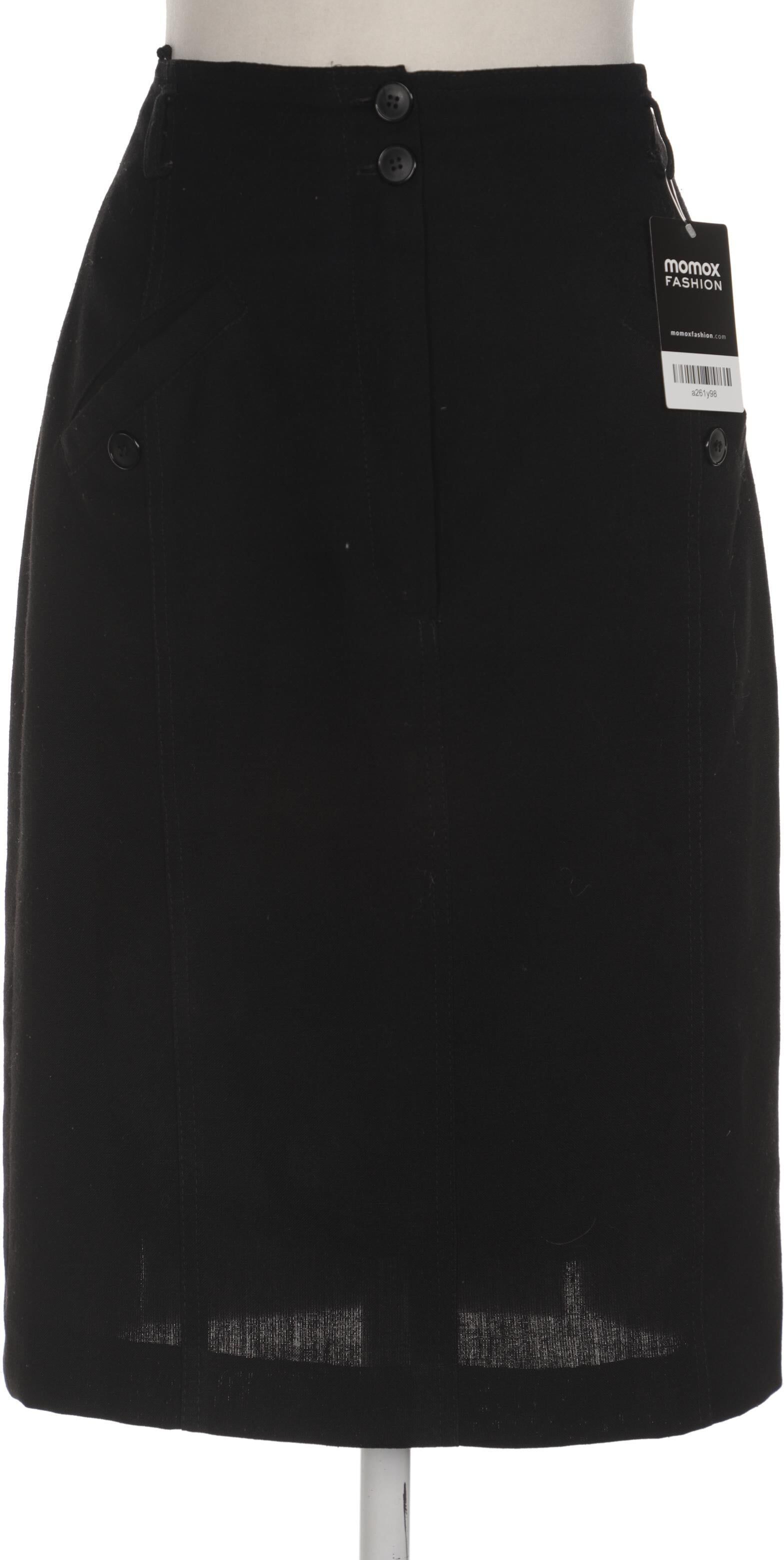 Madeleine Damen Rock, Schwarz, Gr. W26, Viskose / Synthetik - Second Hand